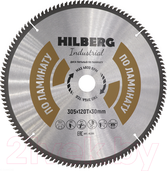 Изображение товара Пильный диск Hilberg HL305