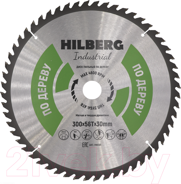 Изображение товара Пильный диск Hilberg HW301
