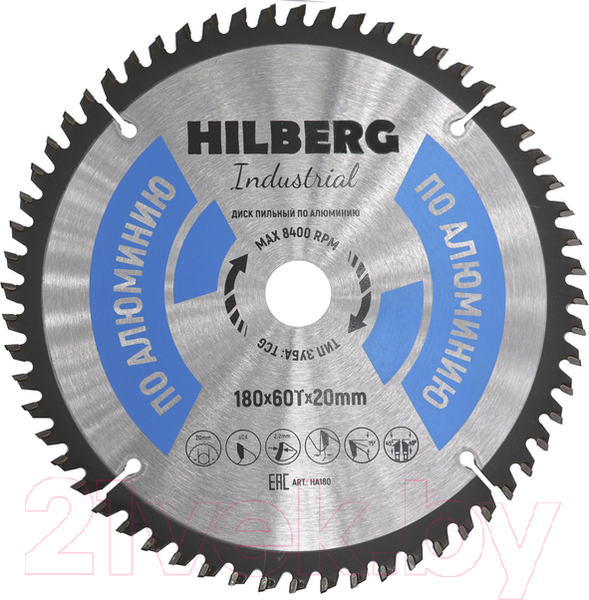 Изображение товара Пильный диск Hilberg HA180