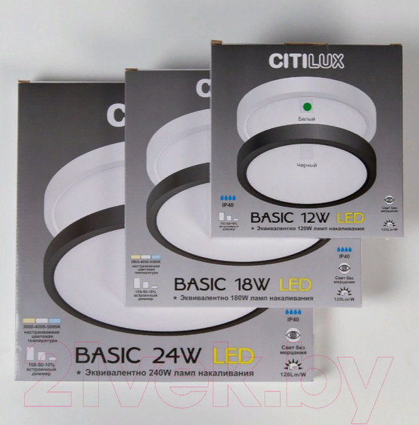 Изображение товара Потолочный светильник Citilux Бейсик CL738181V
