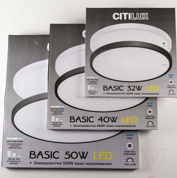 Изображение товара Потолочный светильник Citilux Бейсик CL738321V