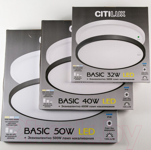 Изображение товара Потолочный светильник Citilux Бейсик CL738400V