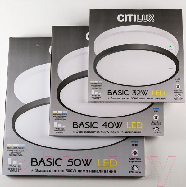 Изображение товара Потолочный светильник Citilux Бейсик CL738401V