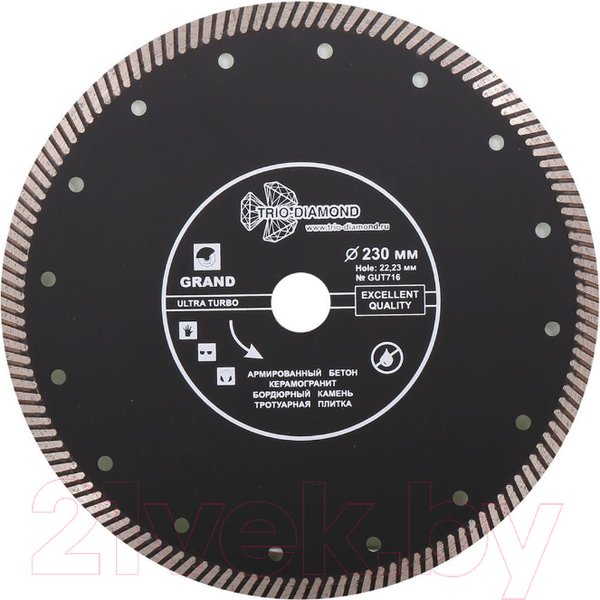 Изображение товара Отрезной диск алмазный Trio Diamond GUT716