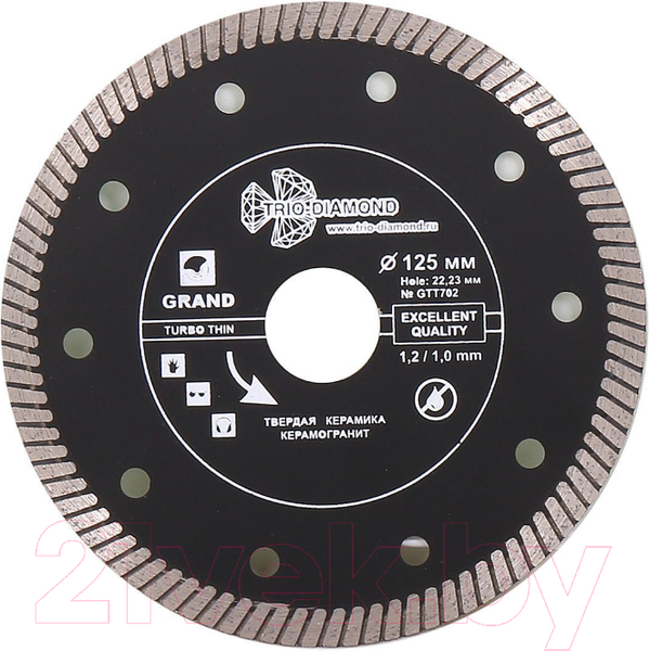 Изображение товара Отрезной диск алмазный Trio Diamond GTT702