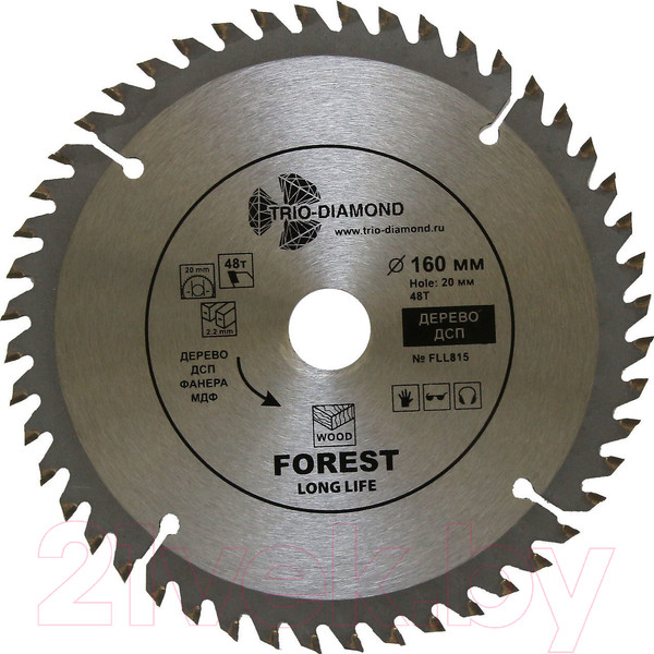Изображение товара Пильный диск Trio Diamond FLL815