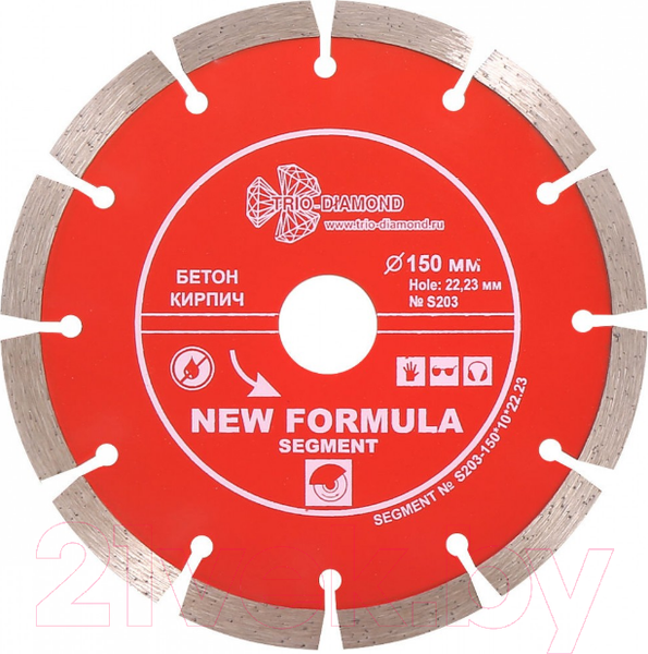 Изображение товара Отрезной диск алмазный Trio Diamond S203