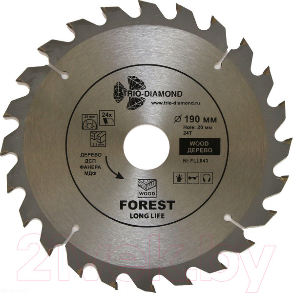 Изображение товара Пильный диск Trio Diamond FLL843