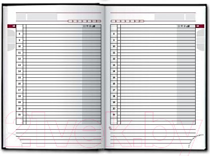 Изображение товара Ежедневник Brunnen Агенда Патрициан 796 35-29 (красный)