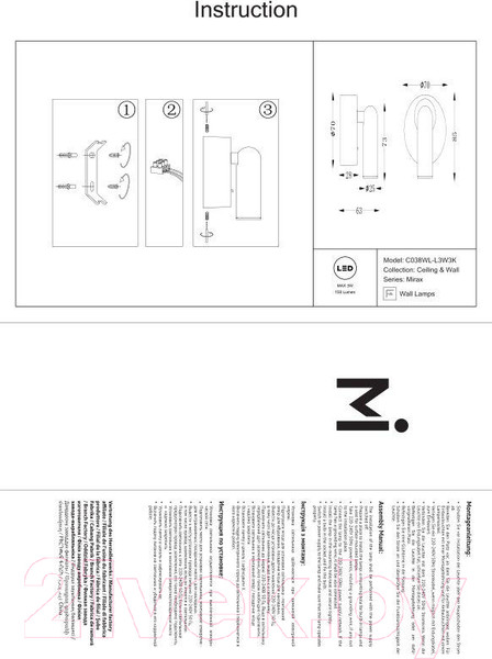 Изображение товара Спот Maytoni Mirax C038WL-L3W3K