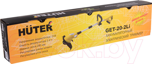 Изображение товара Триммер аккумуляторный Huter GET-20-2Li (70/1/9)