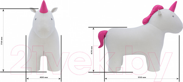 Изображение товара Пуф Импэкс Leset Unicorn (Omega 30/Enigma 24)