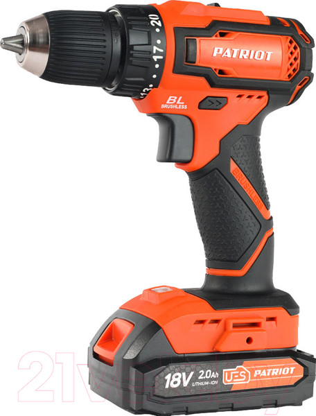 Изображение товара Аккумуляторная дрель-шуруповерт PATRIOT BR 207UES (180301507)