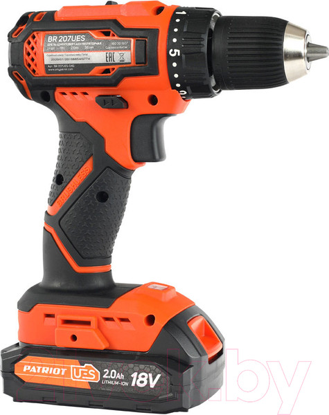 Изображение товара Аккумуляторная дрель-шуруповерт PATRIOT BR 207UES (180301507)