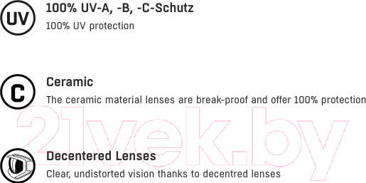 Изображение товара Очки солнцезащитные Alpina Sports Luzy / A85714-57 (розовый/черный)