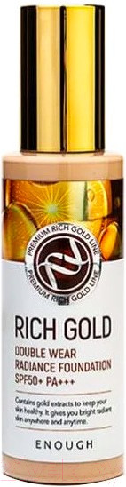 Изображение товара Тональный крем Enough Rich Gold Double Wear Radiance Foundation SPF50+ PA+++ тон 13