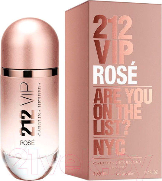 Изображение товара Парфюмерная вода Carolina Herrera 212 VIP Rose (80мл)