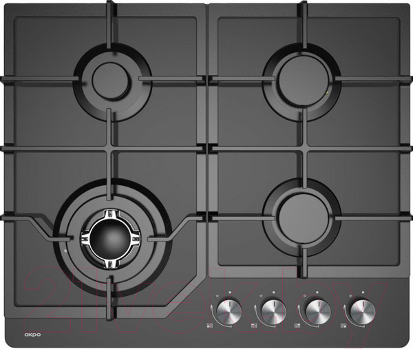Изображение товара Газовая варочная панель Akpo PGA 604 FGC BL Turbo