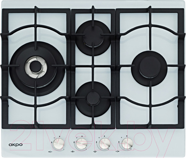 Изображение товара Газовая варочная панель Akpo PGA 604 VGC-T WT
