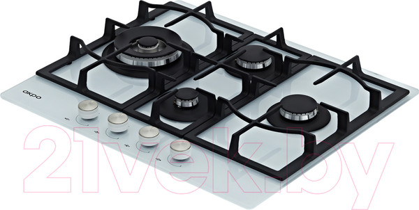Изображение товара Газовая варочная панель Akpo PGA 604 VGC-T WT