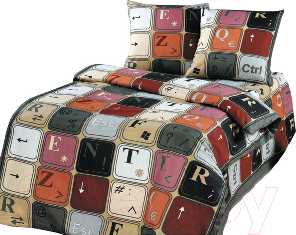 Изображение товара Комплект постельного белья АртПостель Клавиатура 100