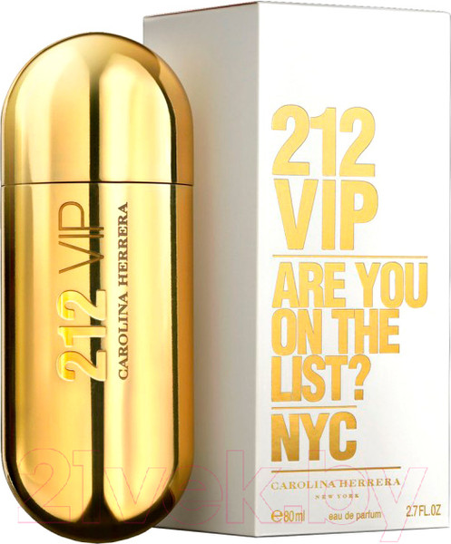 Изображение товара Парфюмерная вода Carolina Herrera 212 VIP (80мл)