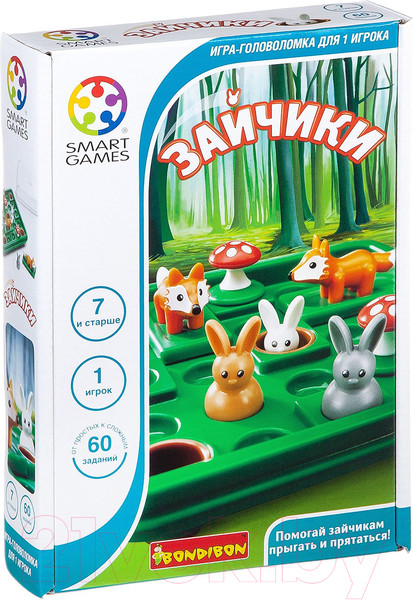 Изображение товара Игра-головоломка Bondibon Зайчики ВВ2185