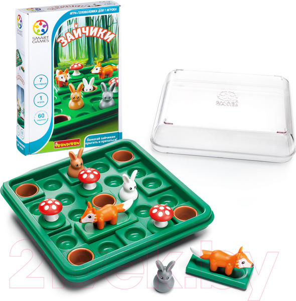 Изображение товара Игра-головоломка Bondibon Зайчики ВВ2185