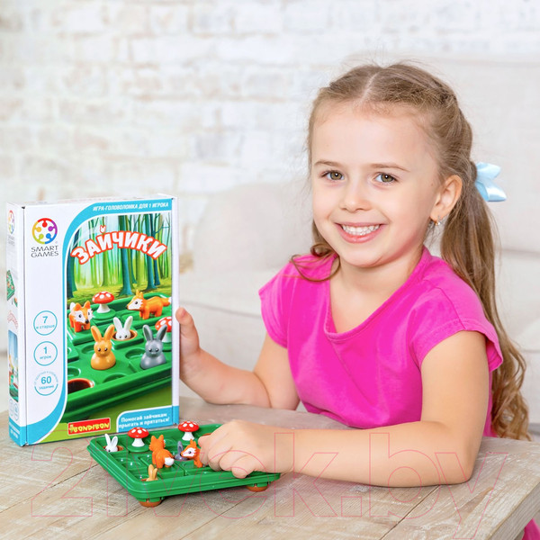Изображение товара Игра-головоломка Bondibon Зайчики ВВ2185