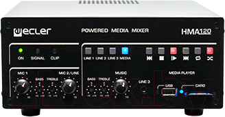 Изображение товара Трансляционный микшер-усилитель Ecler HMA120