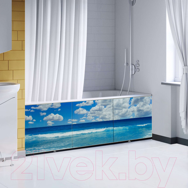 Изображение товара Экран для ванны Comfort Alumin Group Океан 3D 150x50
