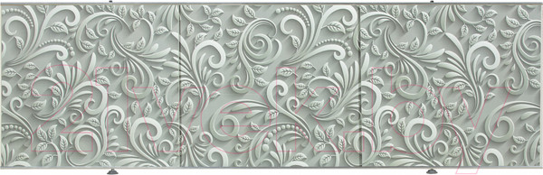 Изображение товара Экран для ванны Comfort Alumin Group Узор белый 3D 170x50