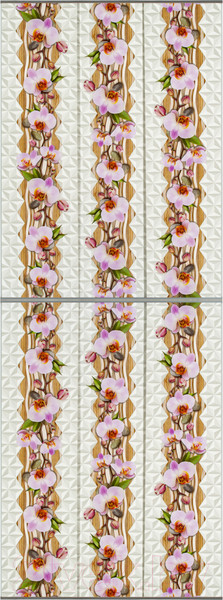 Изображение товара Экран-дверка Comfort Alumin Group Сеньора Орхидея 73x200