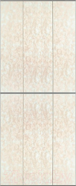 Изображение товара Экран-дверка Comfort Alumin Group Фиалка розовая 83x200