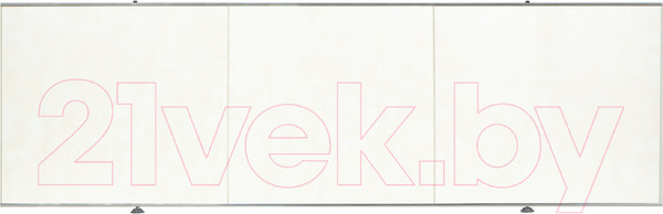 Изображение товара Экран для ванны Comfort Alumin Group Белый глянцевый 120