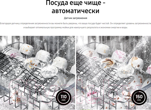 Изображение товара Посудомоечная машина Samsung DW60M6050BB/WT
