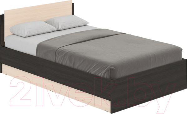 Изображение товара Полуторная кровать Modern Аманда А12 (венге/дуб млечный)