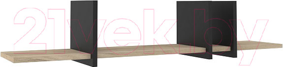 Изображение товара Полка Глазов Oslo 18 (дуб серый/Craft черный)