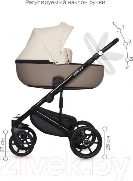 Изображение товара Детская универсальная коляска Riko Ozon Ecco 2 в 1 (25)
