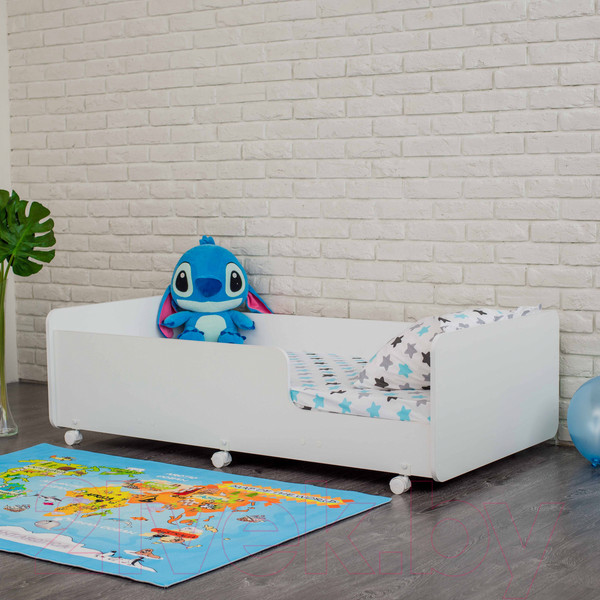 Изображение товара Кровать-тахта детская Можга Капризун 4 / Р439 (белый)