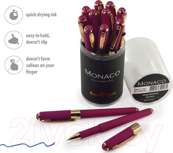 Изображение товара Ручка шариковая Bruno Visconti Monaco / 20-0125/225 (0.5мм)