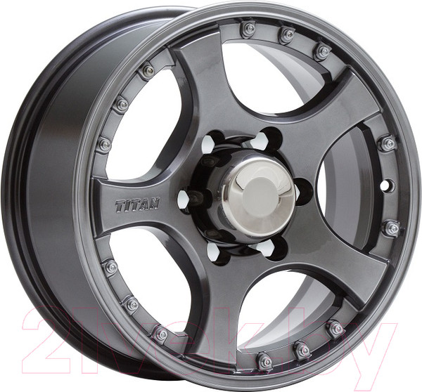 Изображение товара Литой диск SKAD Титан 16x7" 5x139.7мм DIA 109.7мм ET 20мм Графит
