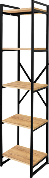 Изображение товара Стеллаж Millwood Neo Loft СН-2 Л (дуб золотой Craft/металл черный)