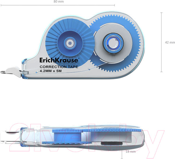 Изображение товара Корректор для текста Erich Krause Techno White Mini / 21885