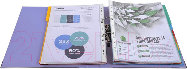 Изображение товара Папка-регистратор Exacompta 53107E (лиловый пастель)