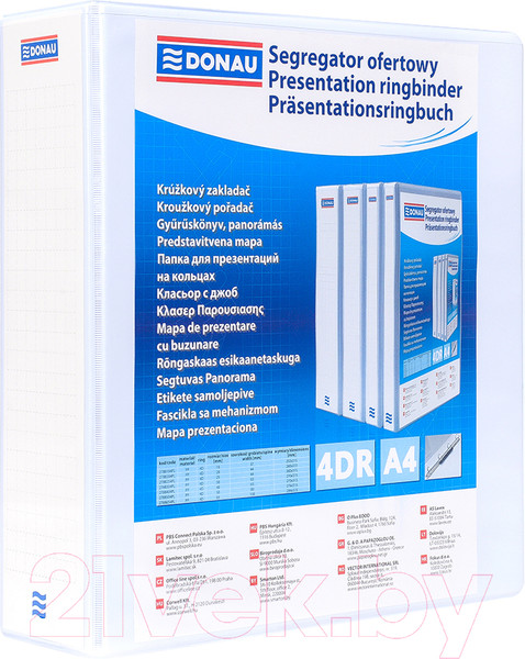 Изображение товара Папка-регистратор Donau Panorama / 2788654PL-09 (белый)