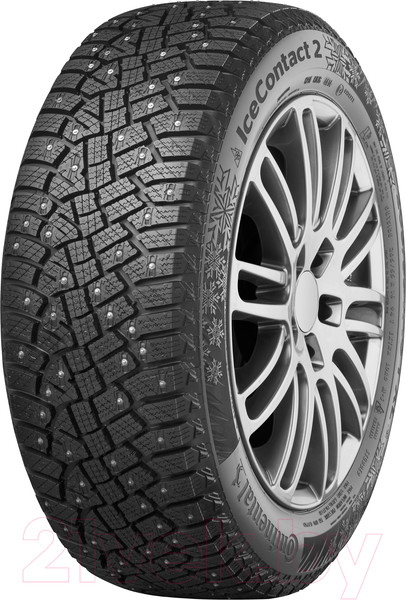Изображение товара Зимняя шина Continental IceContact 2 215/55R17 98T (шипы)