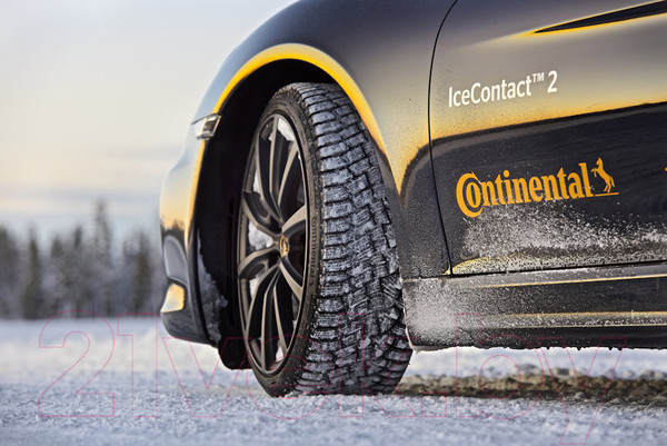 Изображение товара Зимняя шина Continental IceContact 2 215/55R17 98T (шипы)