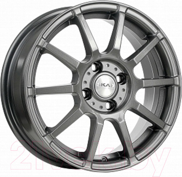 Изображение товара Литой диск SKAD Акита 15x6" 4x100мм DIA 60.1мм ET 40мм Графит