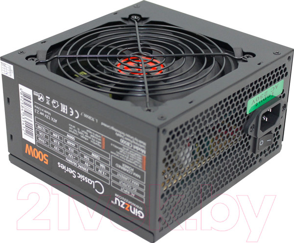 Изображение товара Блок питания для компьютера Ginzzu CB500 500W